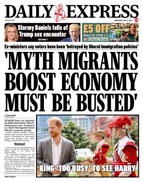 Image result for Daily Express Front Page