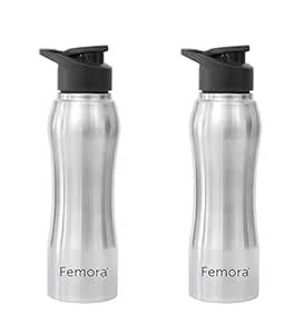 Femora Stainless Steel Water Bottle Fridge Bottle Travel Bottle - 750 ...