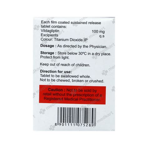 ABVIDA SR 100MG TABLET 15'S, Price, Composition & Generic Alternatives ...