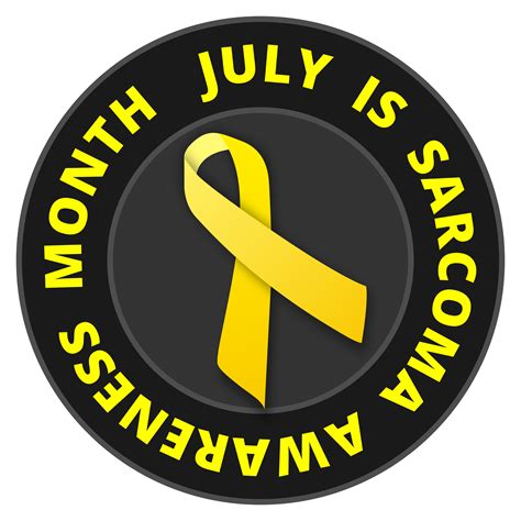 Clipart - July is Sarcoma Awareness Month