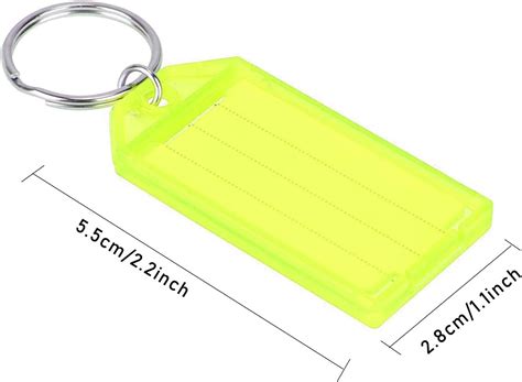 Yuzhou 10 PCS Heavy Duty Key Tags with Labels in 9 Colors India | Ubuy