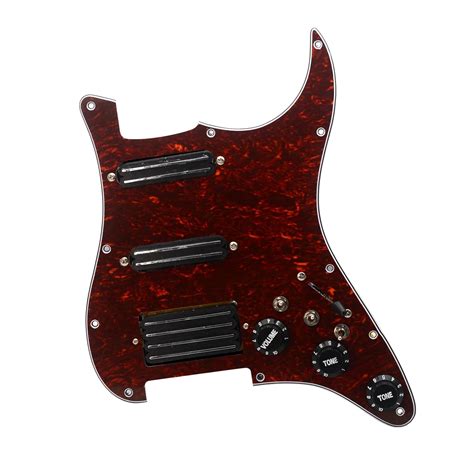 MAXCHEER SSH-Coil Splitting Electric Guitar Pickguard Two Mini ...