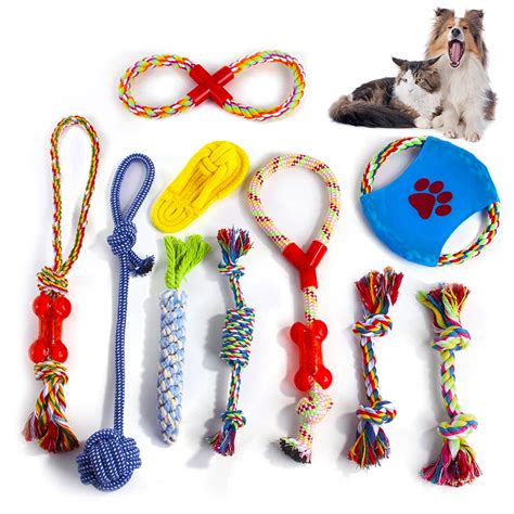 Buy Dog Toys-Dog Leash Puppy-Chew Toys-Safe Puppy Teething Toys-Dog ...
