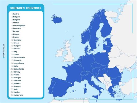 76 VISA-FREE countries for Schengen residence permit (2025)