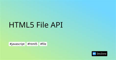 Image result for HTML API Read Write to a File