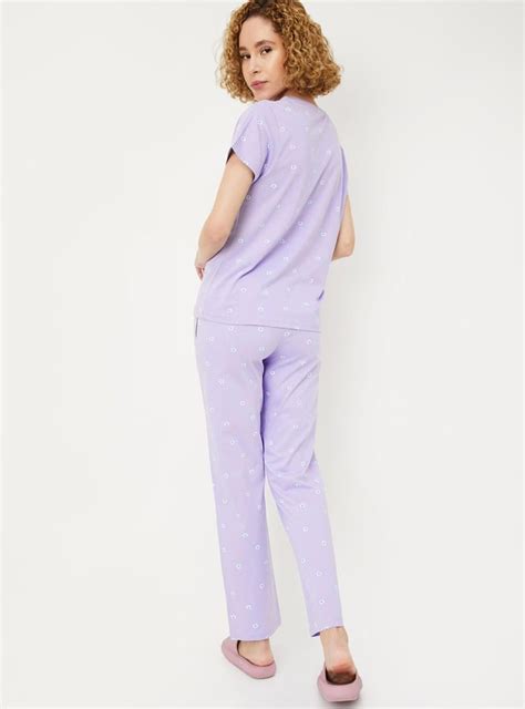 Buy Women Printed PJ Set Online at just Rs. 799.0 - 1000013610775 | Max ...