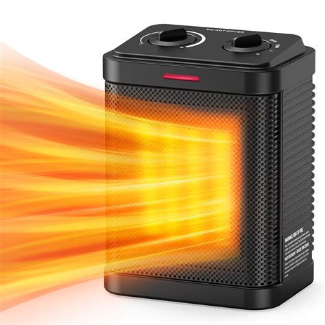 1500W Space Heater, Small Space Heater for Indoor Use, PTC Ceramic ...