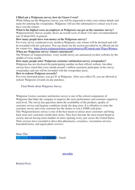 PPT - Walgreenslistens Feedback survey- PPT PowerPoint Presentation ...