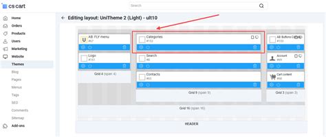 UniTheme - premium CS-Cart theme complex