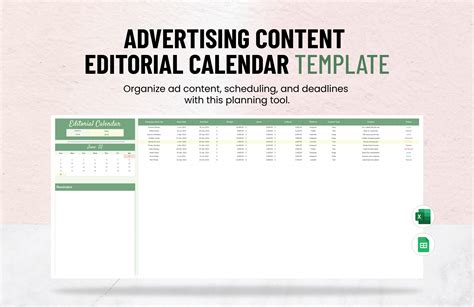 Summer Calendar Template in Excel, Google Sheets - Download | Template.net