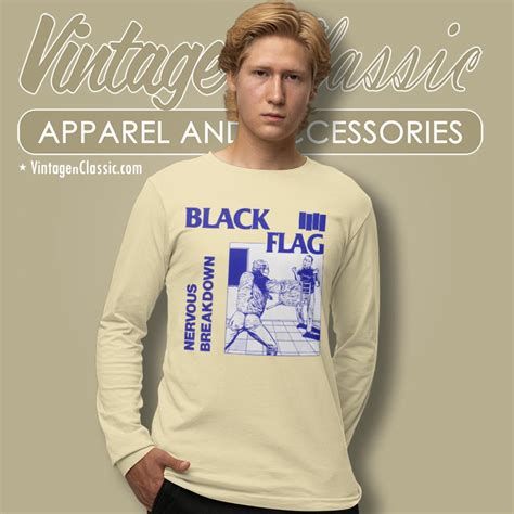 Black Flag Shirt Nervous Breakdown - Vintagenclassic Tee