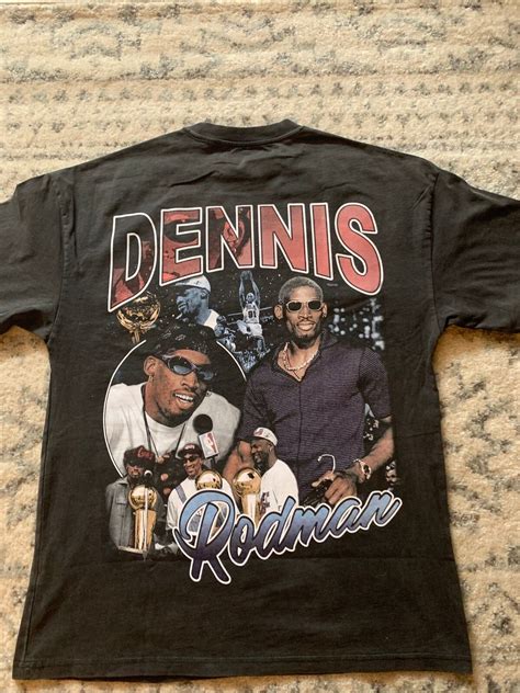 Streetwear × Vintage Dennis Rodman Graphic Tee by Jaee | Grailed