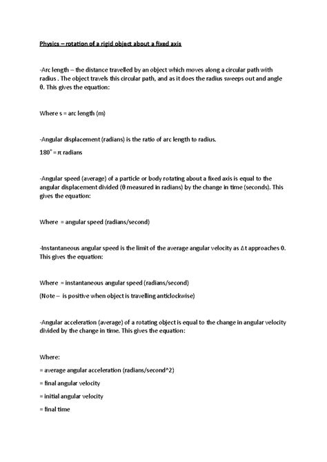 Image result for Angular Displacement Formula