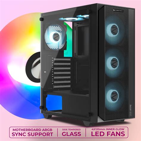 ZEB-Hype Mid-Tower Premium Gaming Cabinet - Smartech Computers