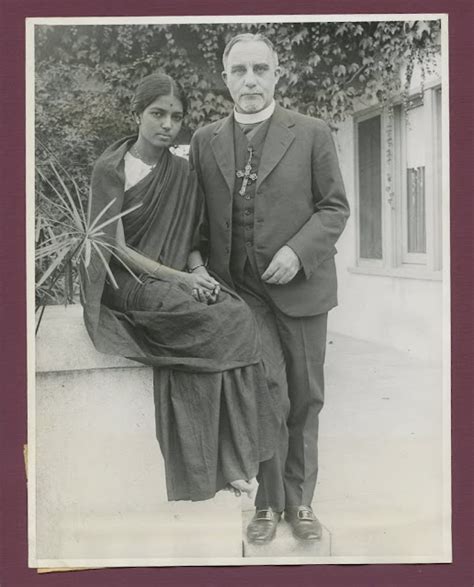 Bishop George S. Trundale of India and his wife, in her native costume ...