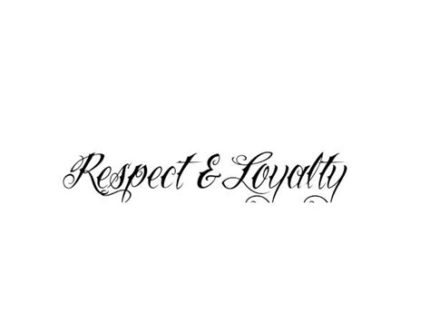 THE TRUE DEFINITION OF RESPECT & LOYALTY 08/06 by AMERICAN INTELLIGENCE ...