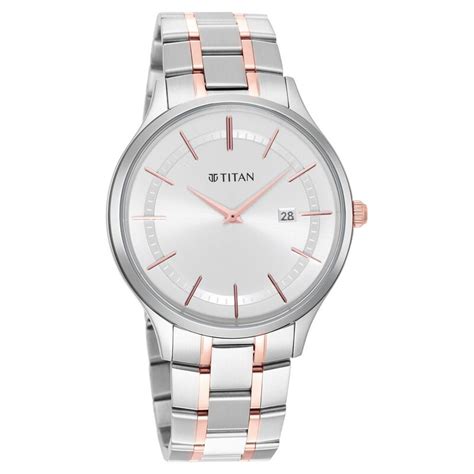 Buy Online Titan Classique Slimline Silver Dial Analog with Date ...