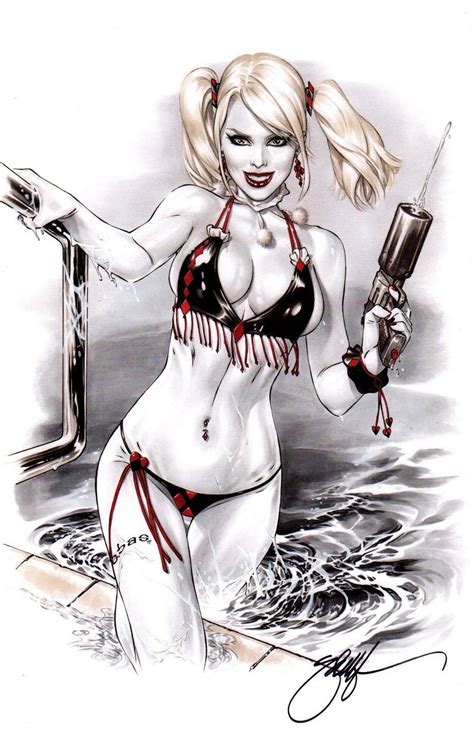 Harley Quinn Bikini Art