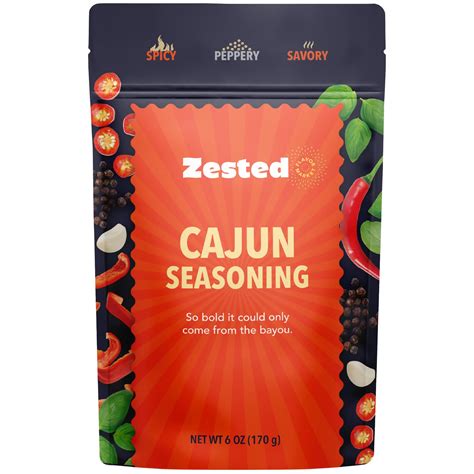 Buy Zested - Cajun Seasoning - Louisiana-Inspired Spice Blend - Non-GMO ...