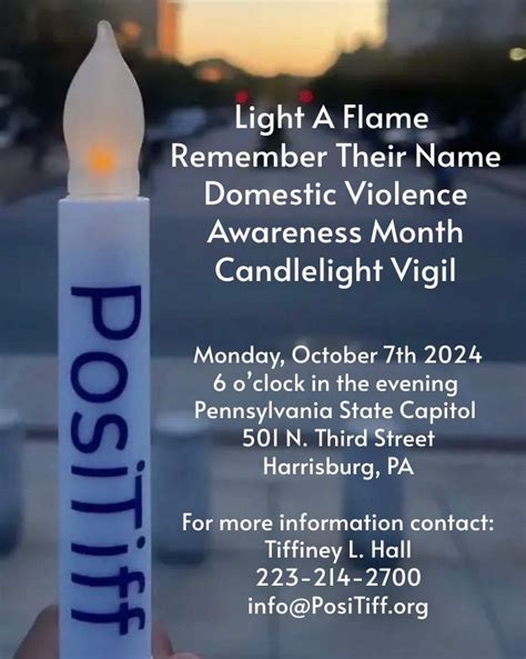 2024 Light A Flame Remember Their Name, Pennsylvania State Capitol ...