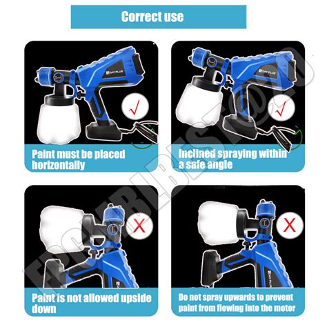 Buy Electric Paint Sprayer Spray Gun for Airless Painting House Outdoor ...