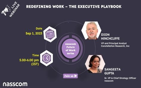 Redefining Work – The Executive Playbook (Webinar; Sep 1, 2023 ...