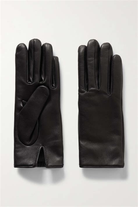 SAINT LAURENT Leather gloves | Leather gloves, Leather gloves women ...