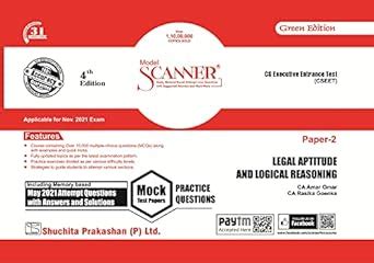 Amazon.in: Buy Scanner CSEET Paper - 4, Current Affairs, Presentation ...