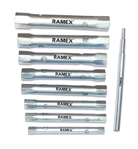 Buy RAMEX Tubular Box Wrench 6x7mm To 20x22mm, Tubular Box Spanner ...