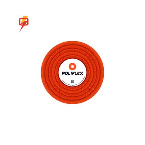 Poliflex Naranja con Guía 1-2' - Eléctrica Observatorio CDMX