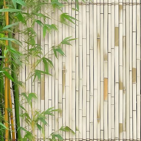 A bamboo wall with a bamboo that has a bamboo that has a bamboo pattern ...