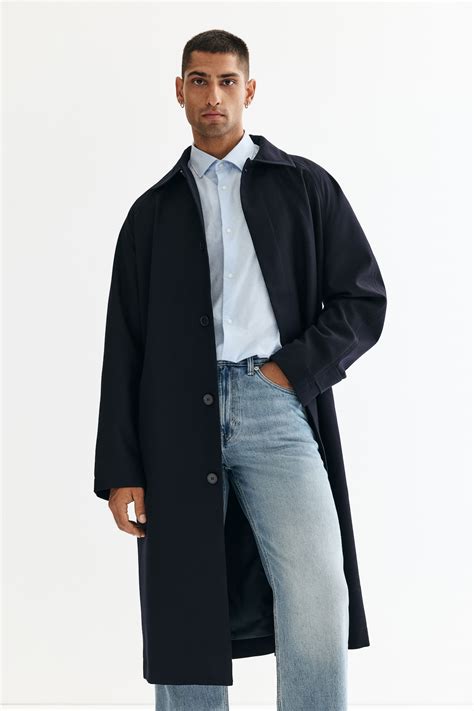Men's Trench Coats | Leather & Wool | Long & Short | H&M IN