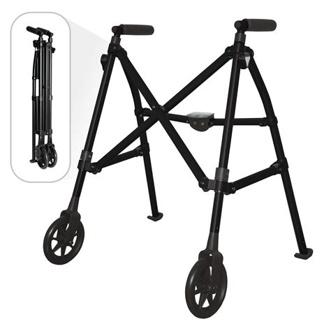 Stander Wonder Walker Short, Lightweight Folding Space Saver Walker for Seniors, Petite Junior ...