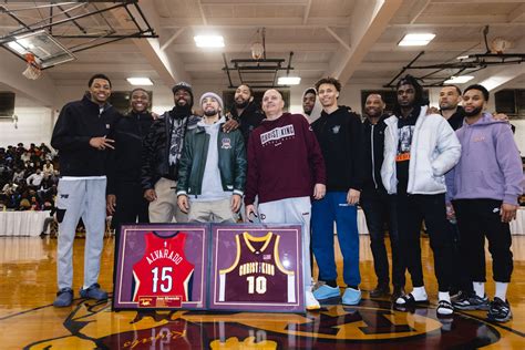 Photos: Jose Alvarado high school jersey retirement ceremony 2/24/2023 ...