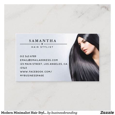Hair Salon Business Card Design 的图像结果