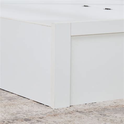 Buy Quadro Cosco King Bed with Box Storage - White from Home Centre at ...
