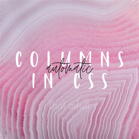 CSS Columns 的图像结果