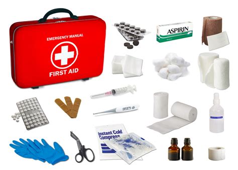 Image result for First Aid Kit Items