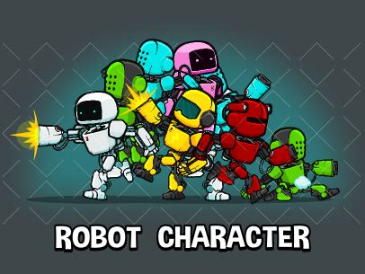 Box Robot Game Characters 的图像结果