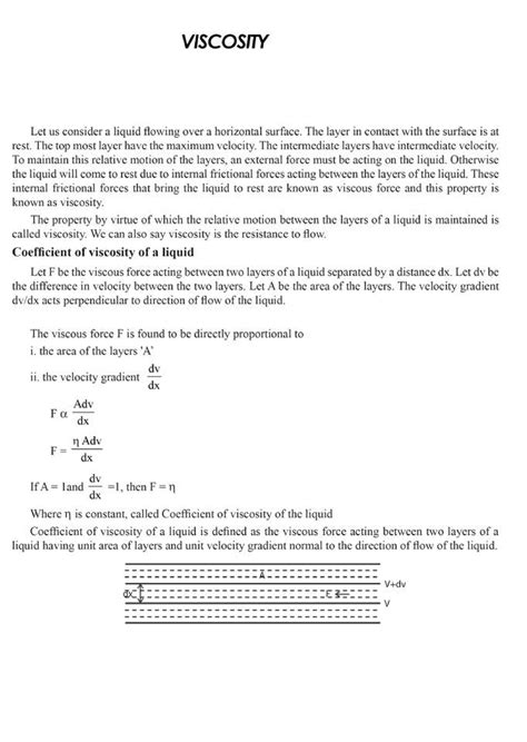 Engineering physics 1 'viscosity' - Physics - Studocu
