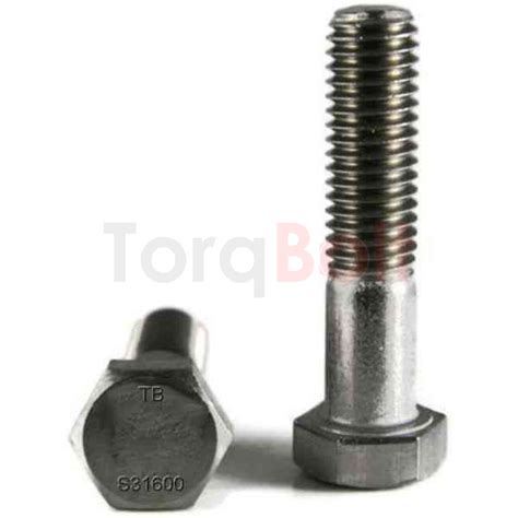 BS DIN EN 1.4401 Stainless Steel Bolts | ASTM A240 UNS S31600 ...