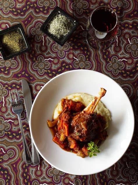 Braised Wallaby Shanks Recipe with Native Spices