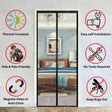 Customizable Transparent Insulated Thermal Magnetic Door Curtain for