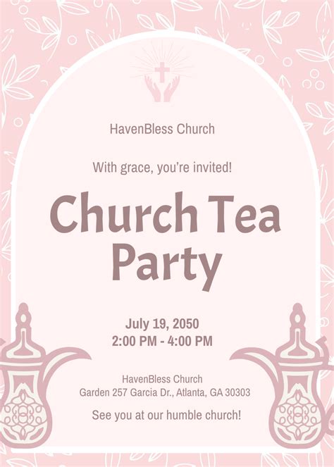 Free Bridgerton Tea Party Invitation Template to Edit Online