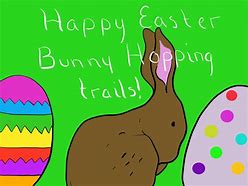 Image result for Cartoon Hopping Easter Bunny