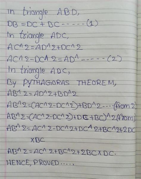 In triangle ABC, C=60*and seg AD seg BC then AB2... - Brainly.in