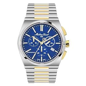 Buy Mathey-Tissot Stainless Steel Blue Dial Quartz Chronograph Watch ...