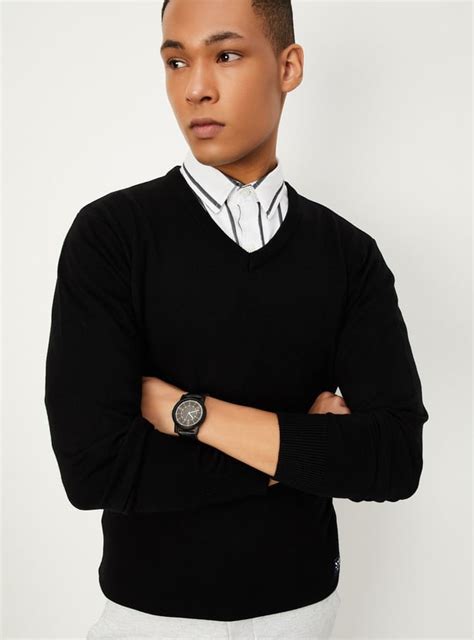 Buy Men Soft Low Pill Slim Fit Sweater Online at just Rs. 799.0 ...