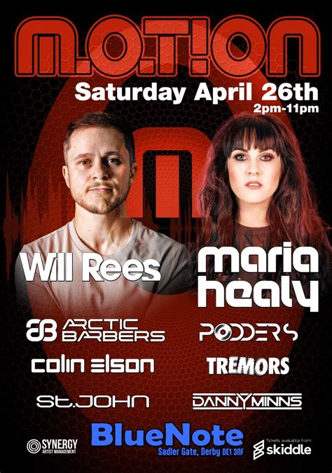 Motion - Midlands Trance Festival presents Will Rees, Maria Healy plus ...