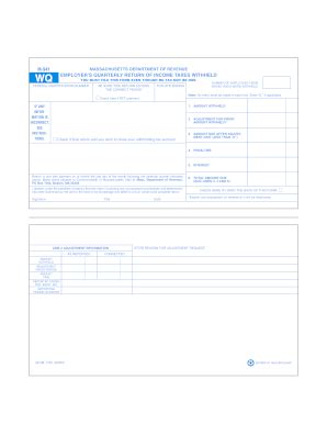 MA DoR M-941 2000 - Fill out Tax Template Online